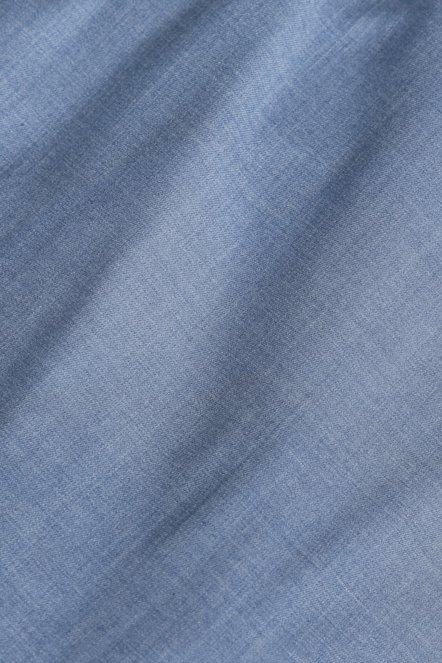 Camisa Manga Longa Regular Melange Antibactéria Azul — foto 6 de 7