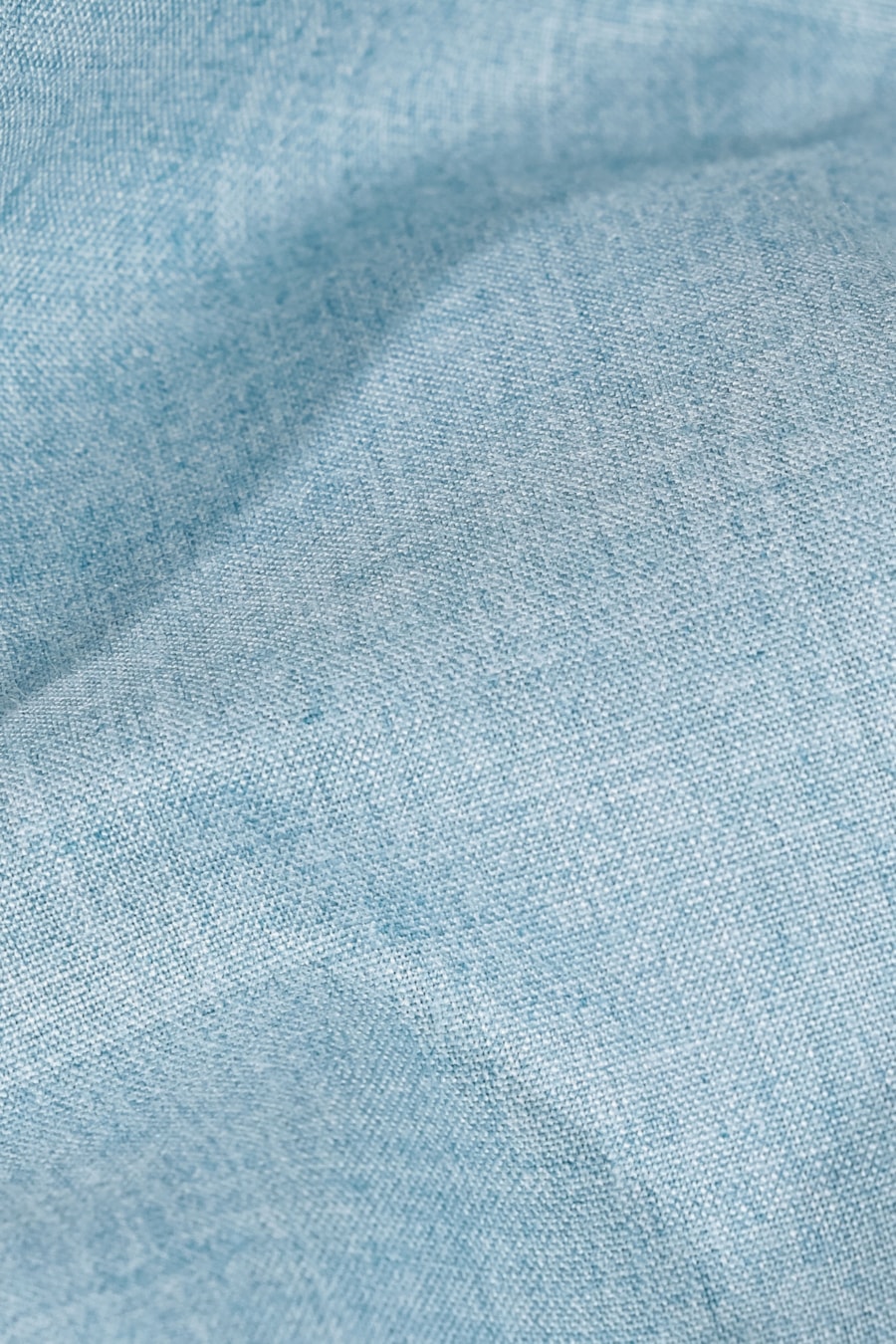 Camisa Manga Longa Regular Melange Azul Turquesa — foto 5 de 5