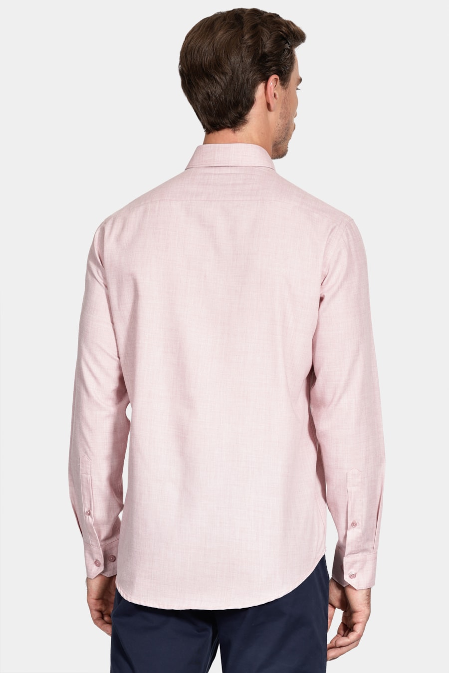 Camisa Manga Longa Regular Melange Ceramica — foto 4 de 6