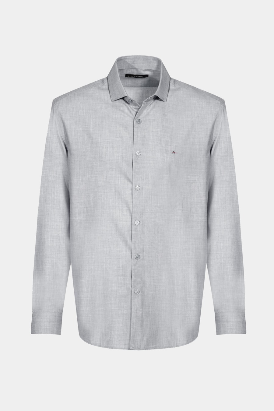 Camisa Manga Longa Regular Melange Chumbo