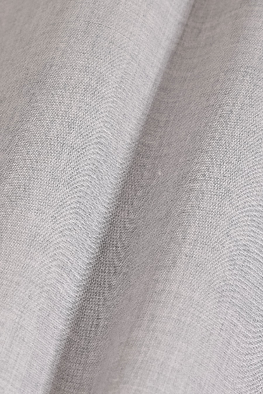 Camisa Manga Longa Regular Melange Cinza Claro — foto 6 de 6