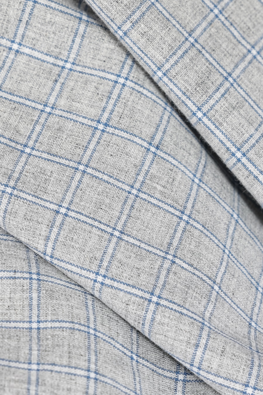 Camisa Manga Longa Regular Mescla Xadrez Cinza — foto 5 de 6
