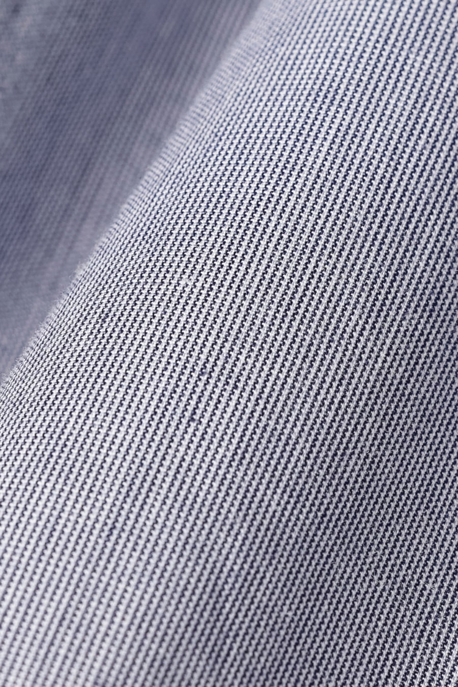 Camisa Manga Longa Regular Micro Xadrez Bolso Azul C/Branco — foto 6 de 6