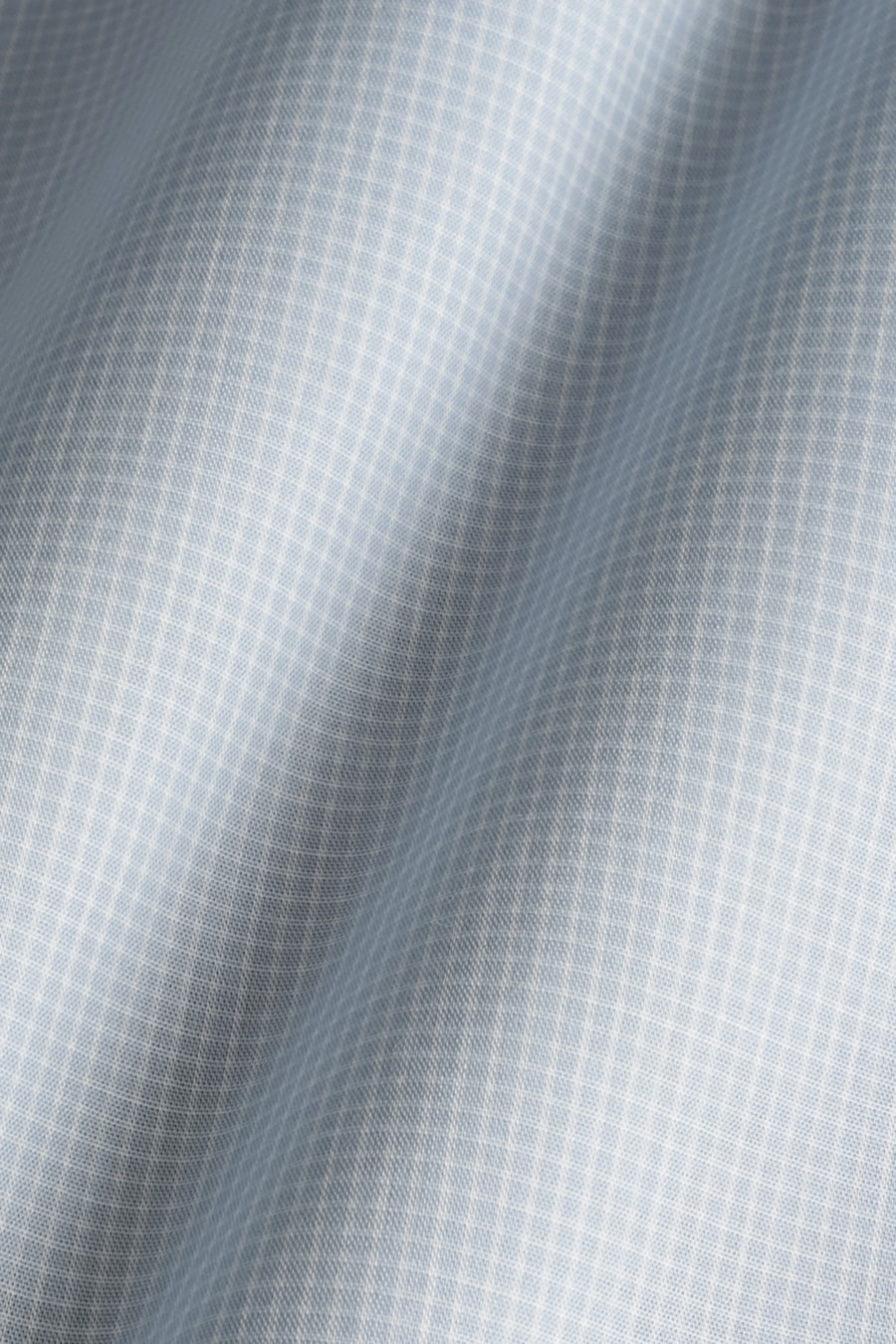 Camisa Manga Longa Regular Mini Xadrez Azul Claro C/Branco — foto 6 de 6