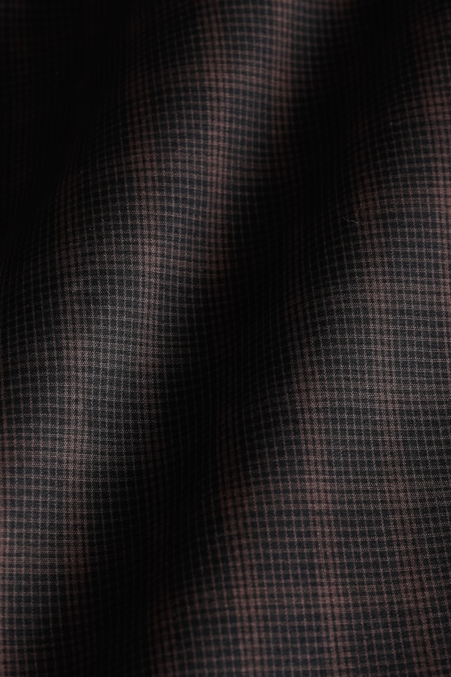 Camisa Manga Longa Regular Mini Xadrez Shadow Preto/Cafe — foto 6 de 6