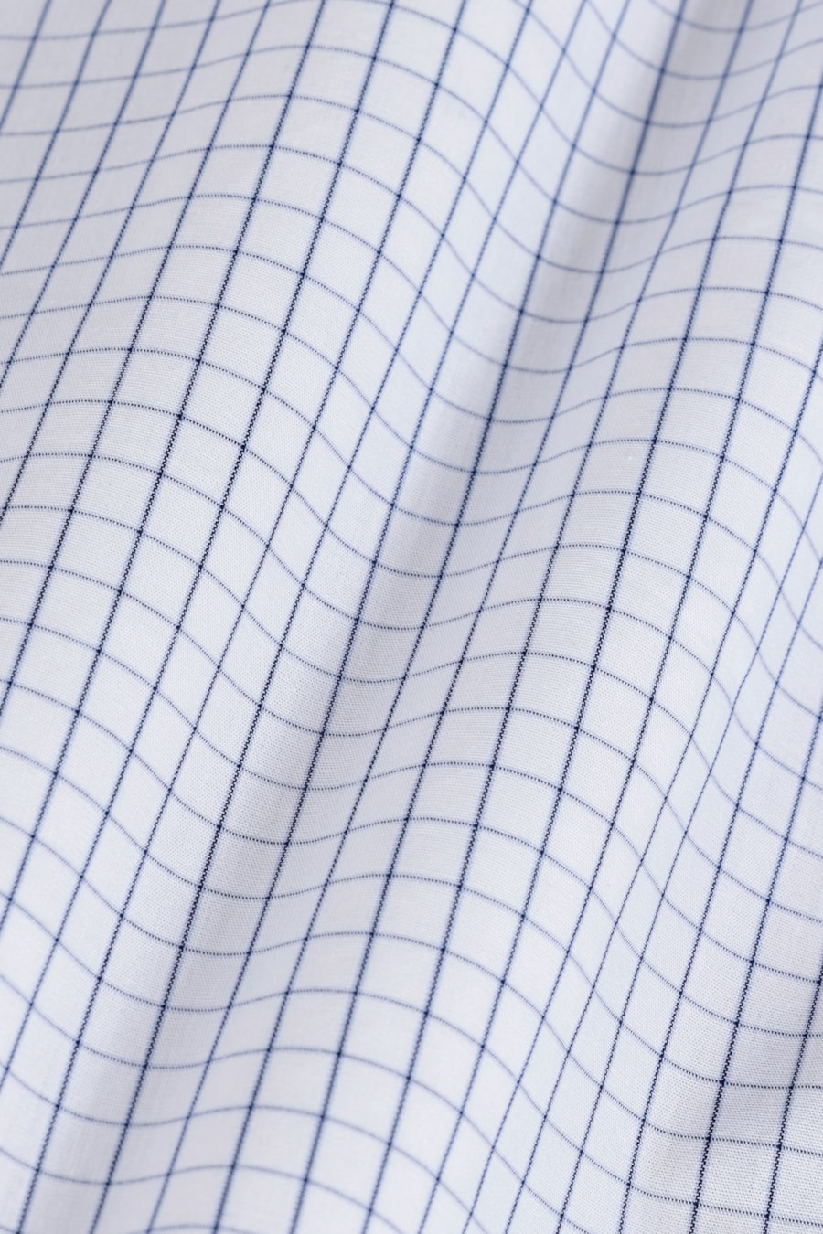 Camisa Manga Longa Regular Moscou Xadrez Branco C/Azul — foto 5 de 6