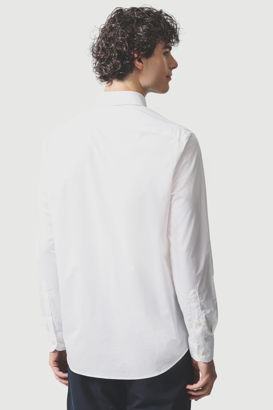 Camisa Manga Longa Regular One Piece Collar Branco — foto 4 de 6