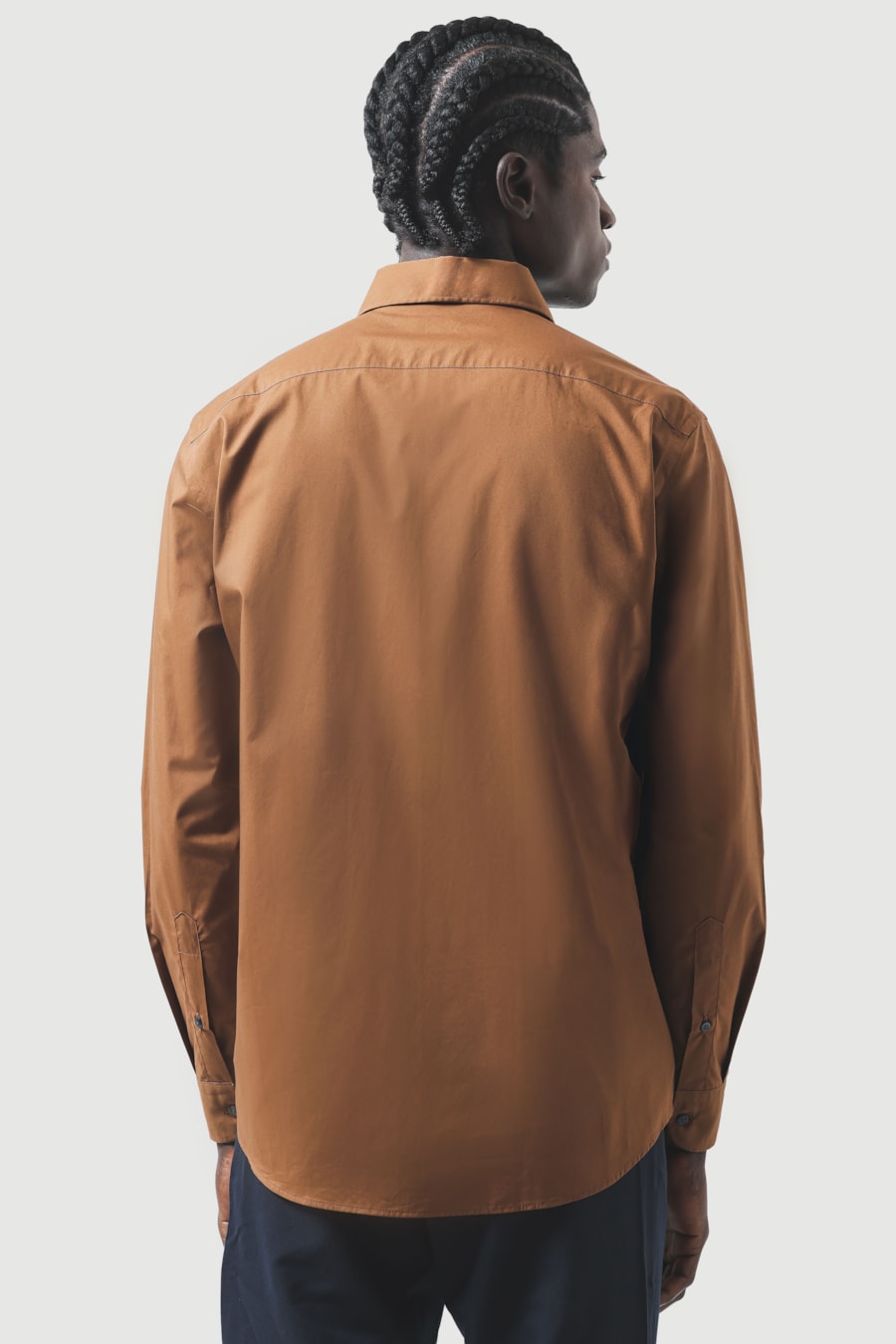 Camisa Manga Longa Regular One Piece Collar Havana — foto 4 de 6