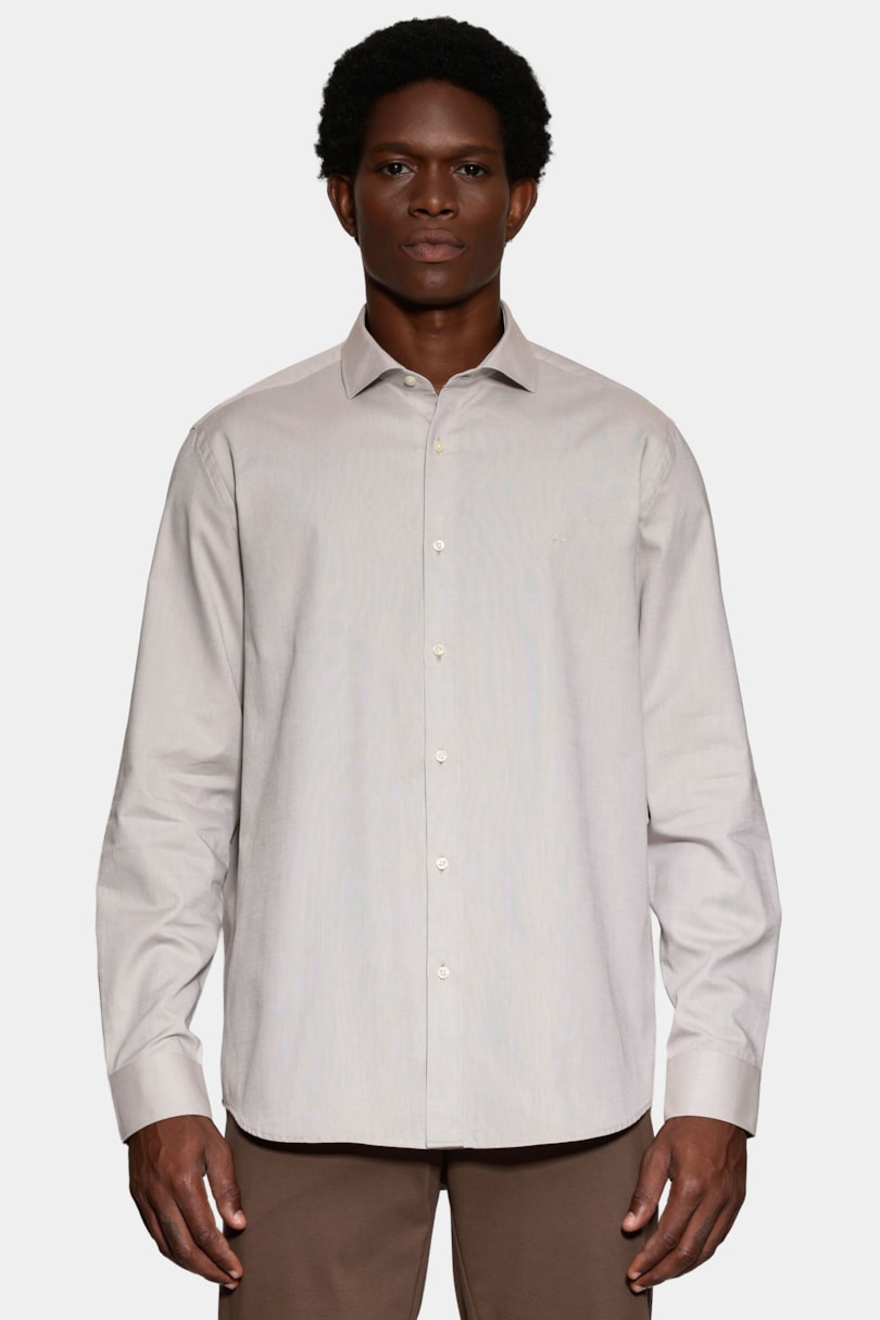 Camisa Manga Longa Regular Oxford 50 Viadutus Fendi
