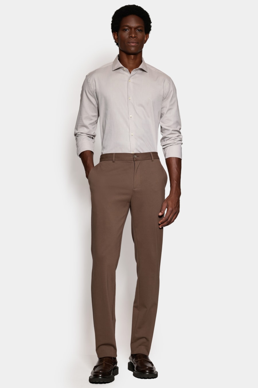 Camisa Manga Longa Regular Oxford 50 Viadutus Fendi — foto 2 de 6