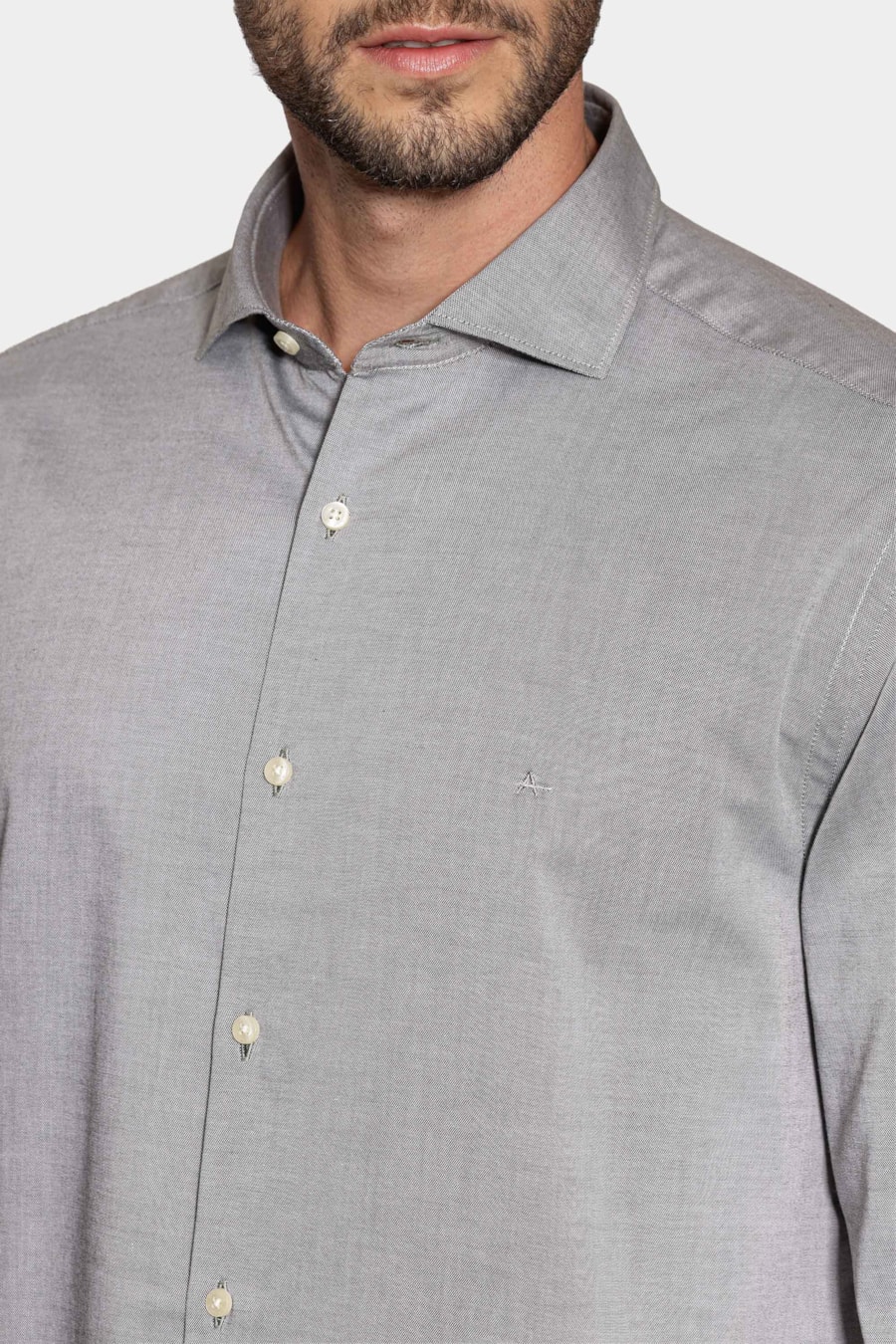 Camisa Manga Longa Regular Oxford 50 Viadutus Verde — foto 3 de 6