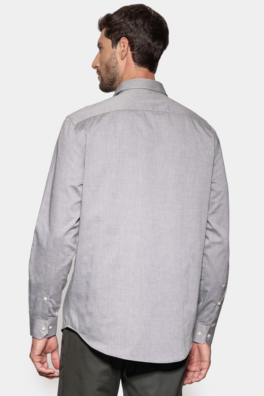 Camisa Manga Longa Regular Oxford 50 Viadutus Verde — foto 4 de 6