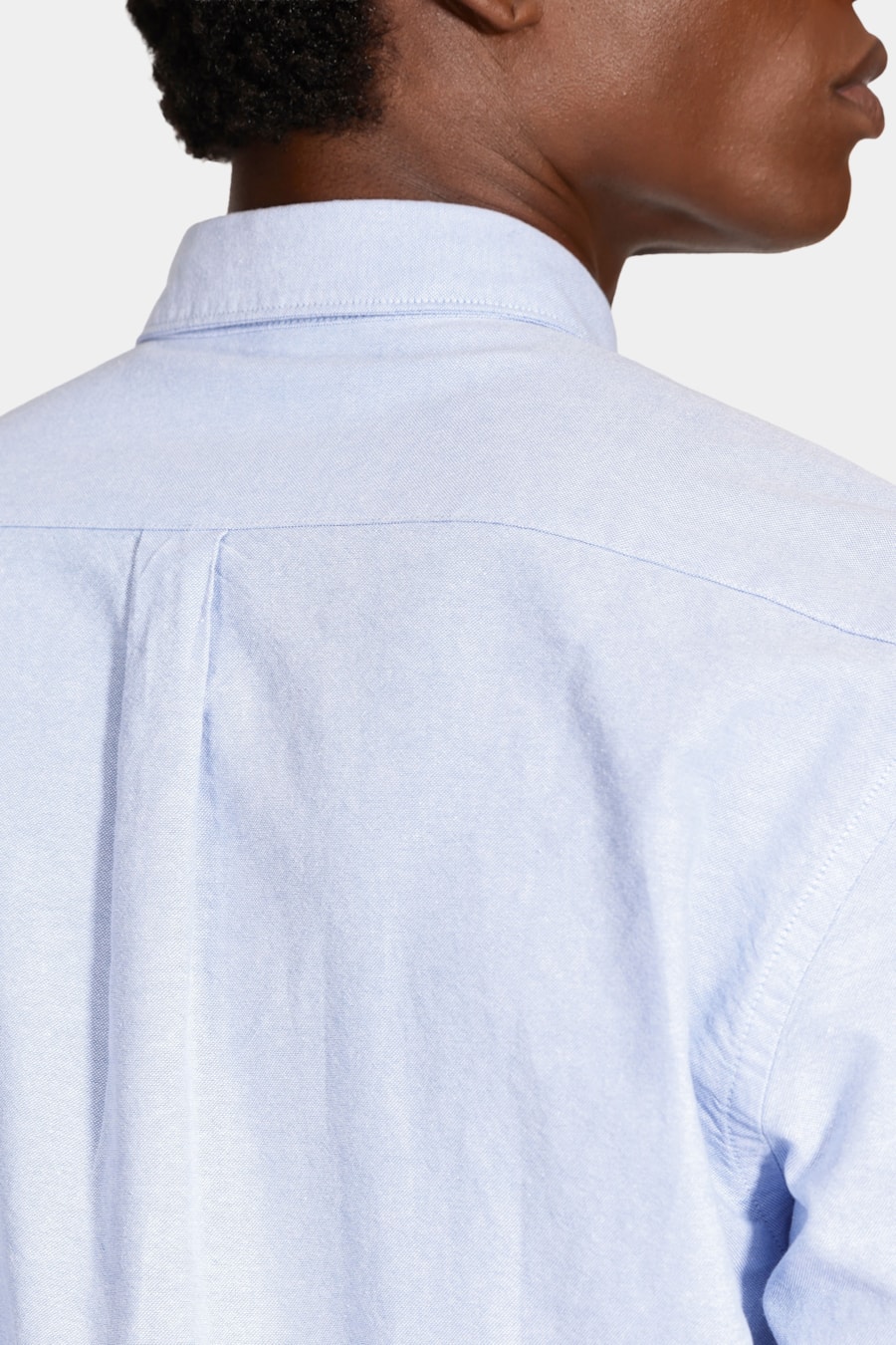 Camisa Manga Longa Regular Oxford Azul Celeste — foto 4 de 7