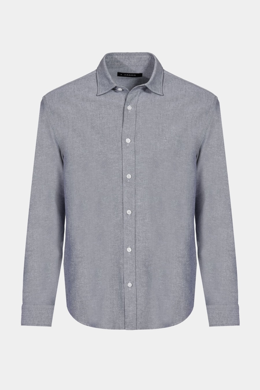 Camisa Manga Longa Regular Oxford Marinho — foto 7 de 7