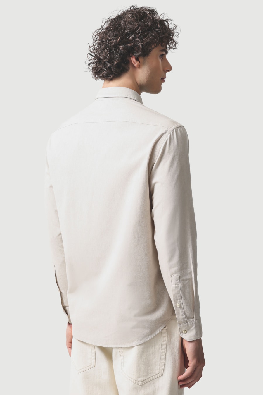 Camisa Manga Longa Regular Oxford Planalto Camelo 118 — foto 4 de 6