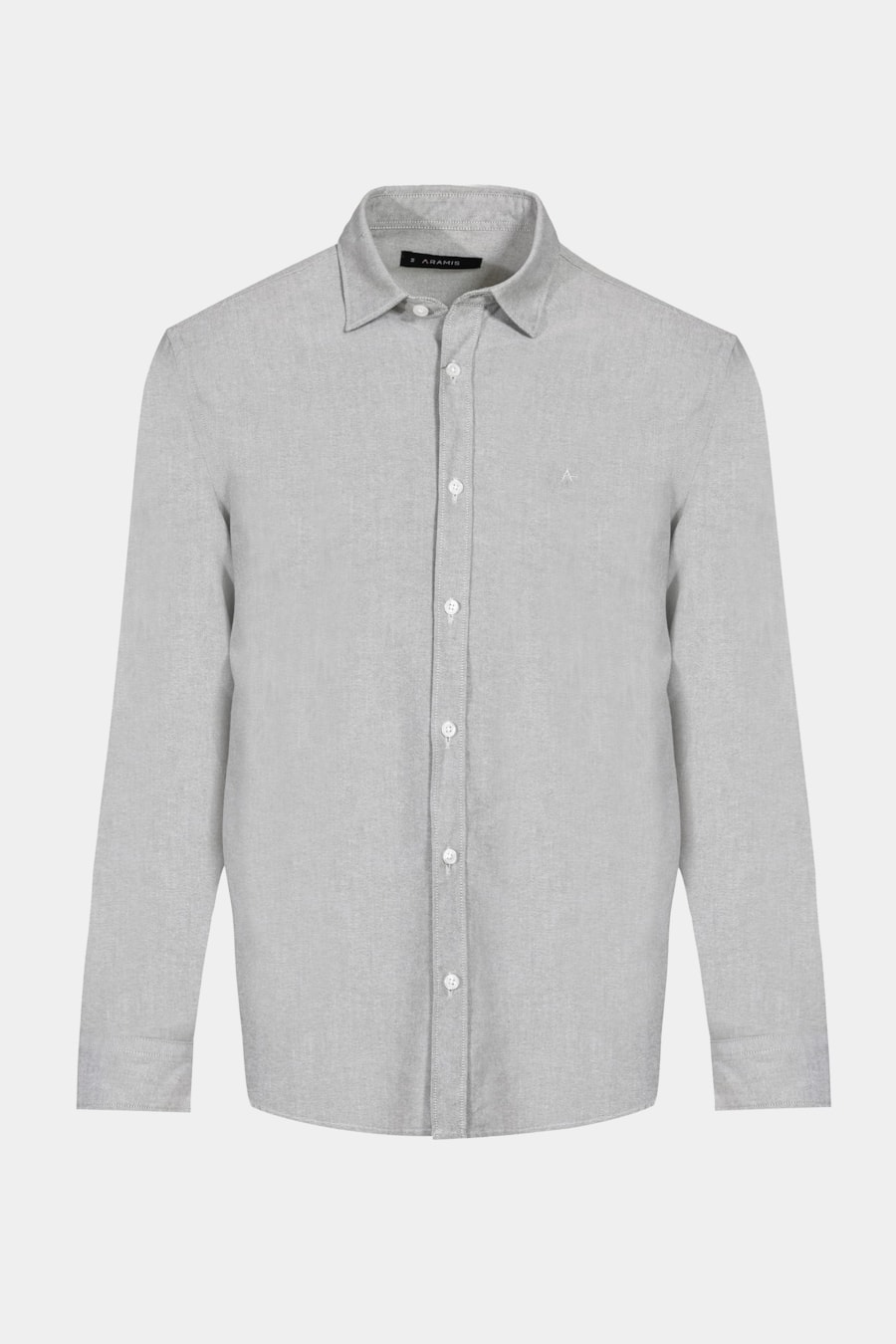 Camisa Manga Longa Regular Oxford Verde Militar — foto 7 de 7