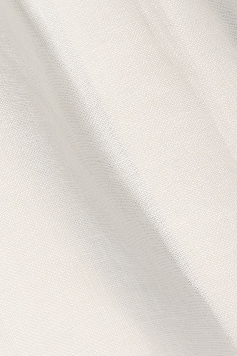 Camisa Manga Longa Regular Puro Linho Gola Alta Off White — foto 6 de 6