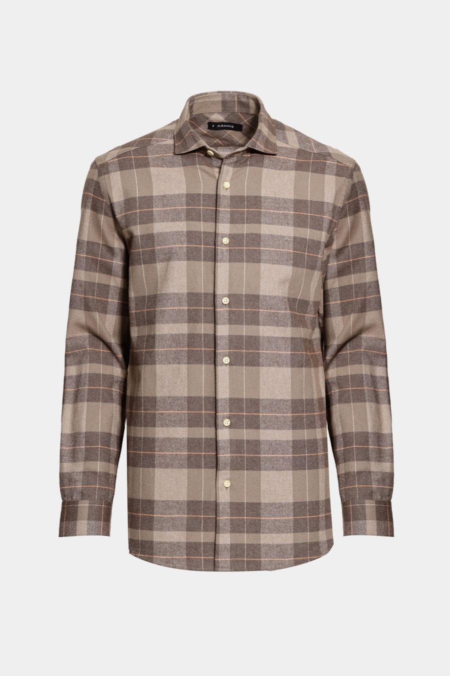 Camisa Manga Longa Regular São João Xadrez Caqui — foto 6 de 6