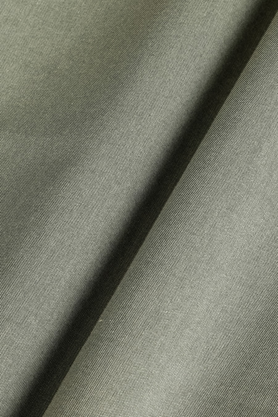 Camisa Manga Longa Regular Sarja Mista Verde Militar — foto 6 de 6