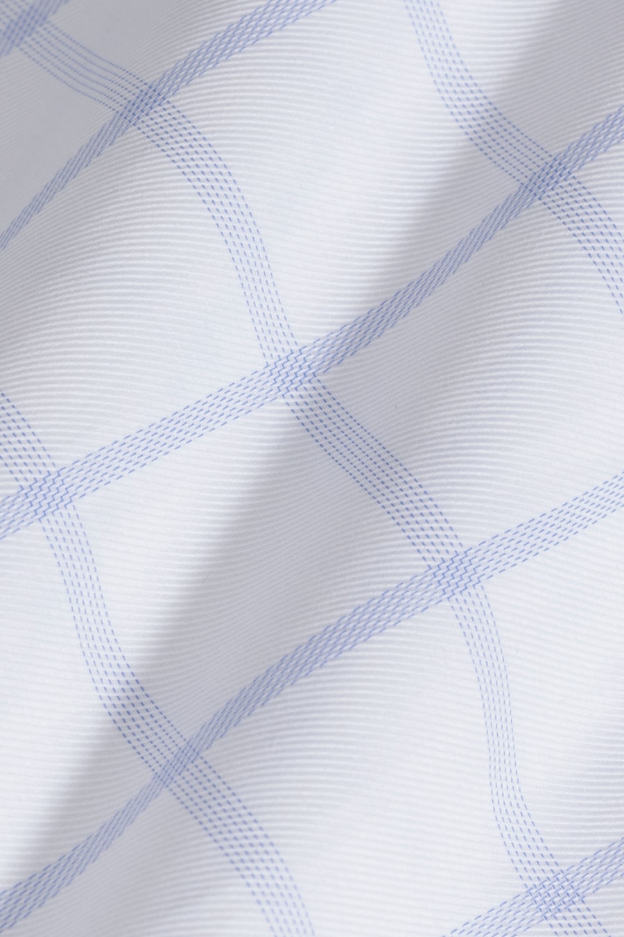 Camisa Manga Longa Regular Siena Misto Xadrez Branco C/Azul — foto 6 de 6