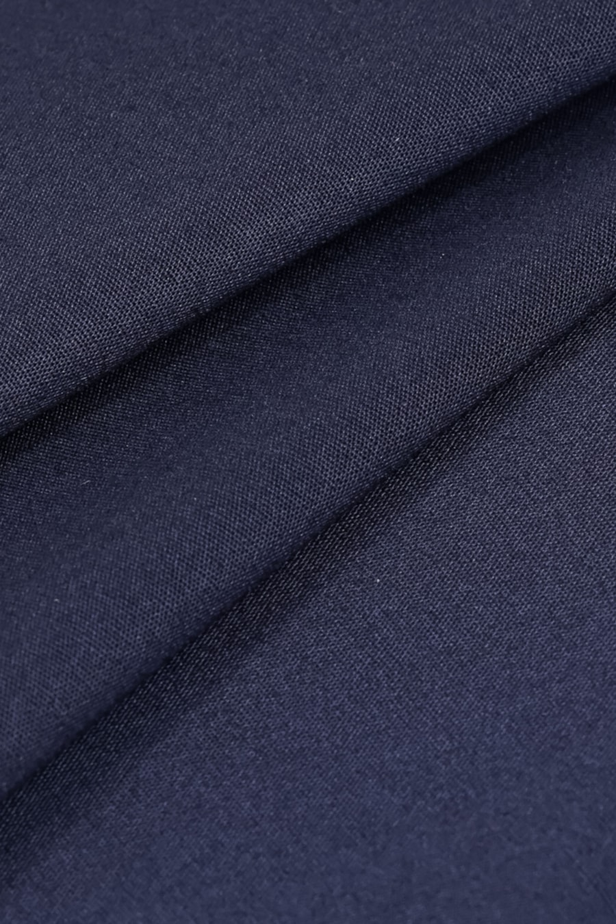 Camisa Manga Longa Regular Stretch Liso Marinho — foto 5 de 6