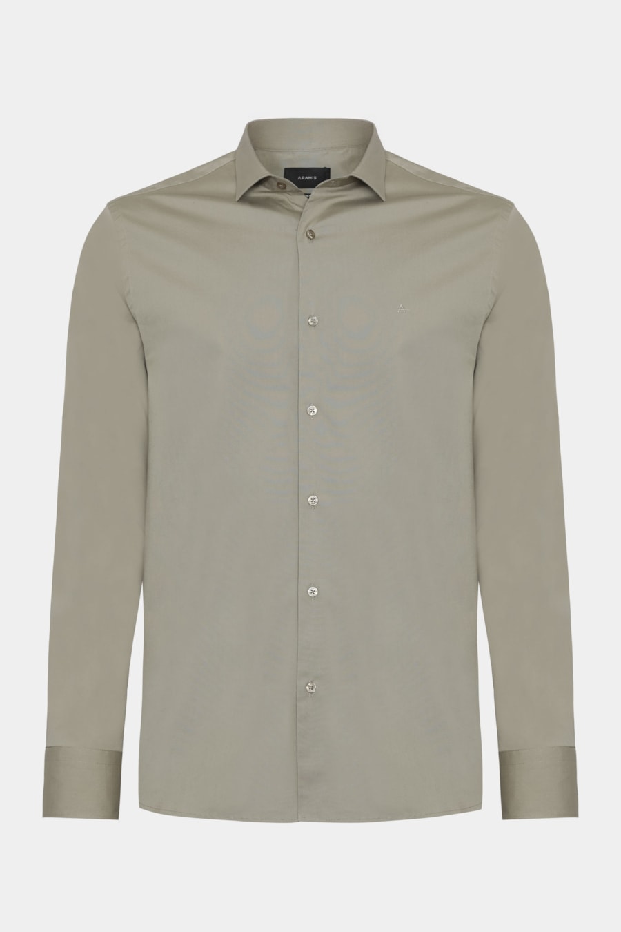 Camisa Manga Longa Regular Stretch Liso Trigo — foto 5 de 6