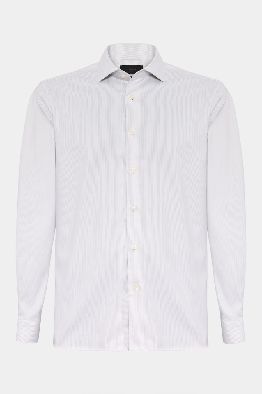 Camisa Manga Longa Regular Stripe Wrinkle Free Areia — foto 5 de 6