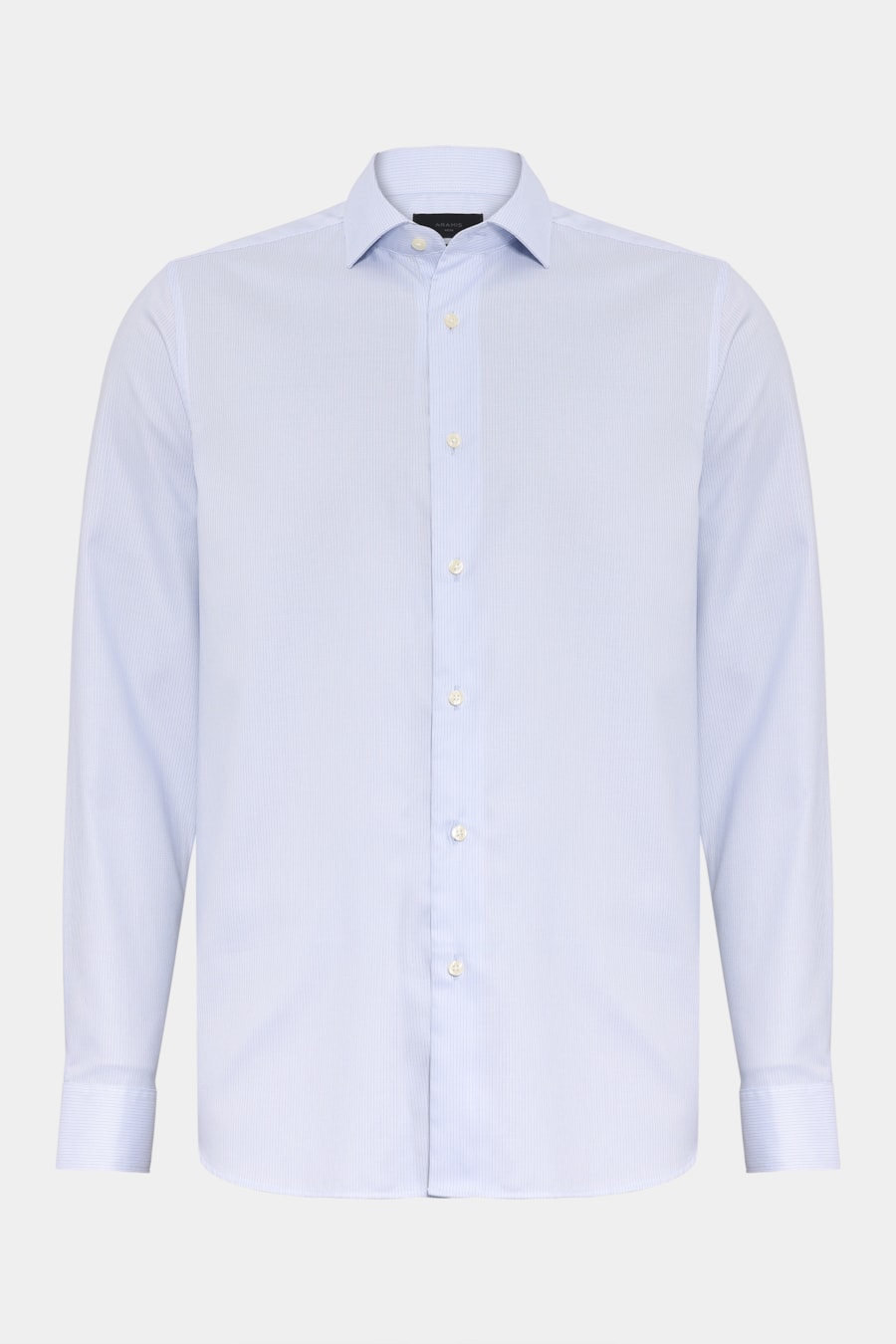 Camisa Manga Longa Regular Stripe Wrinkle Free Azul — foto 5 de 6