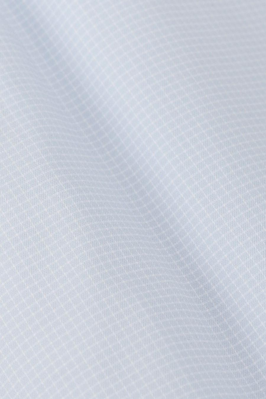 Camisa Manga Longa Regular Tech Flex Micro Xadrez Azul Claro C/Branco — foto 6 de 6