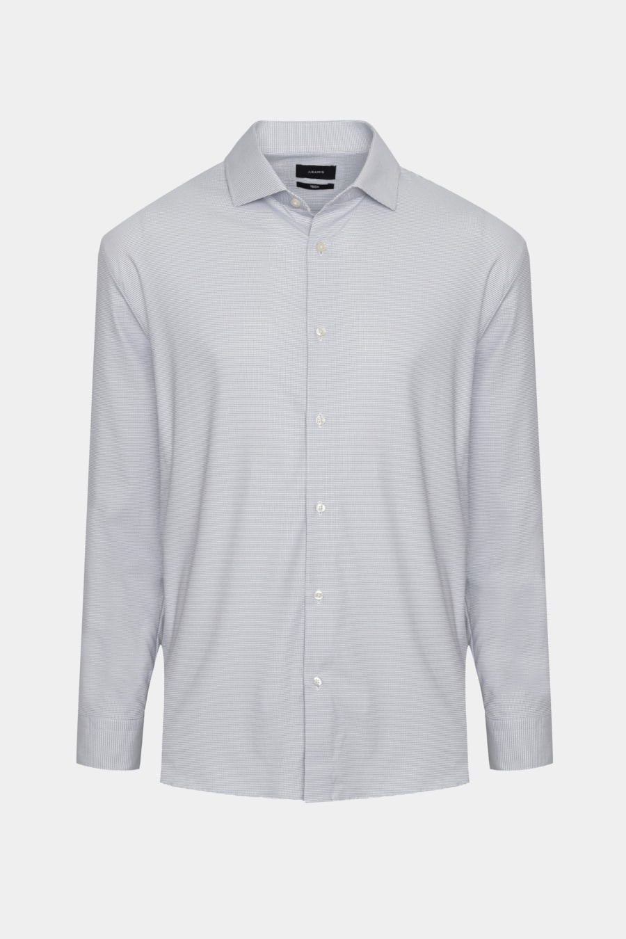 Camisa Manga Longa Regular Tech Flex Micro Xd Branco C/Azul — foto 5 de 6