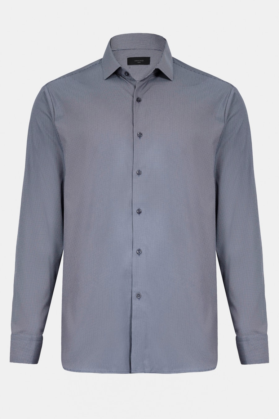Camisa Manga Longa Regular Tech Flex Mxd Optico Marinho/Branco — foto 5 de 6