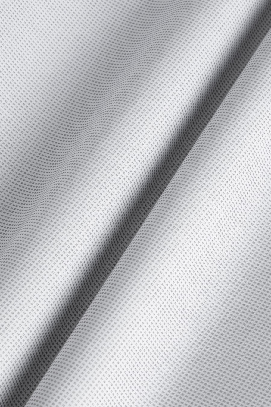 Camisa Manga Longa Regular Tricoline Algodão Textura Cinza — foto 6 de 6