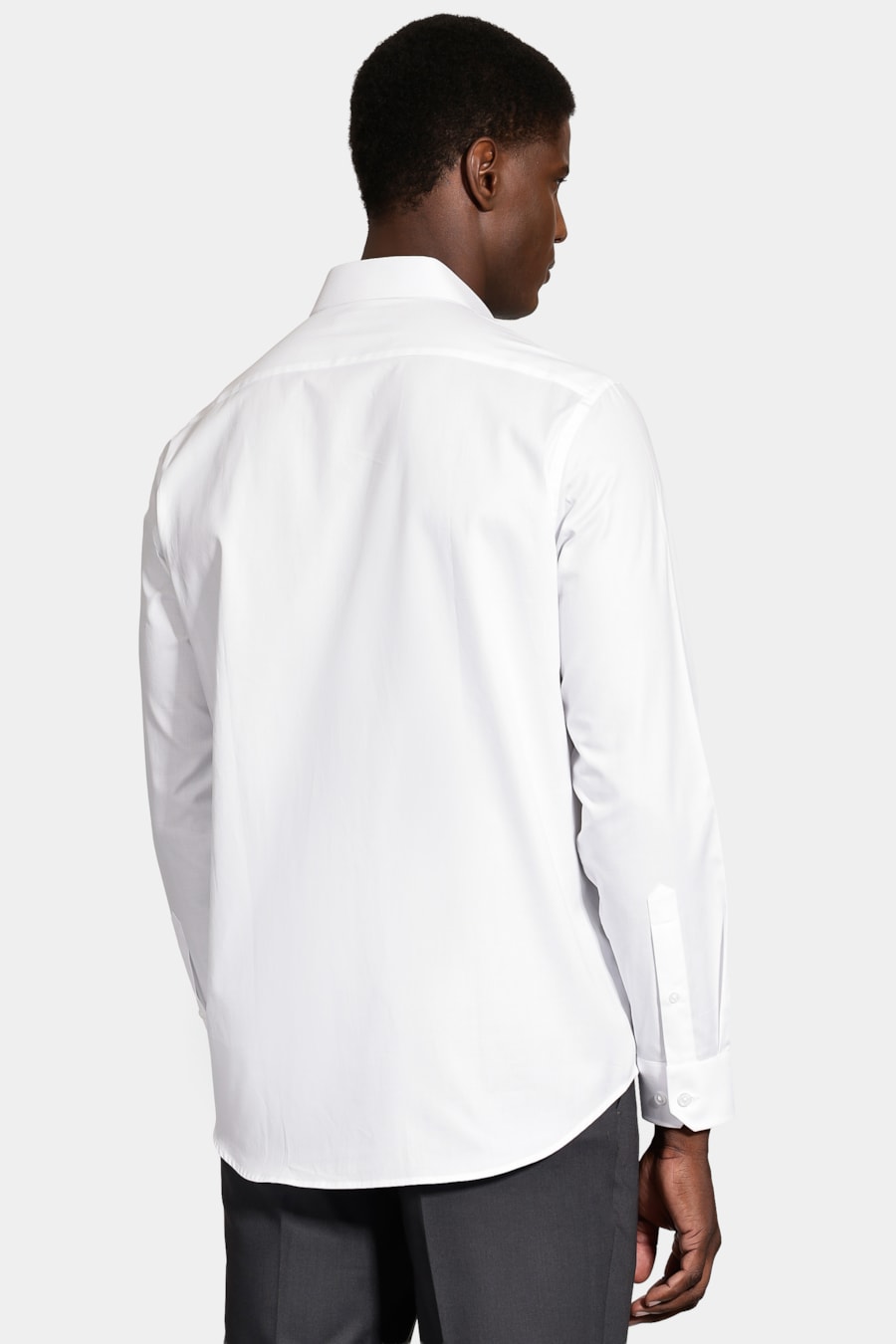 Camisa Manga Longa Regular Tricoline Maquineta Branco — foto 4 de 6