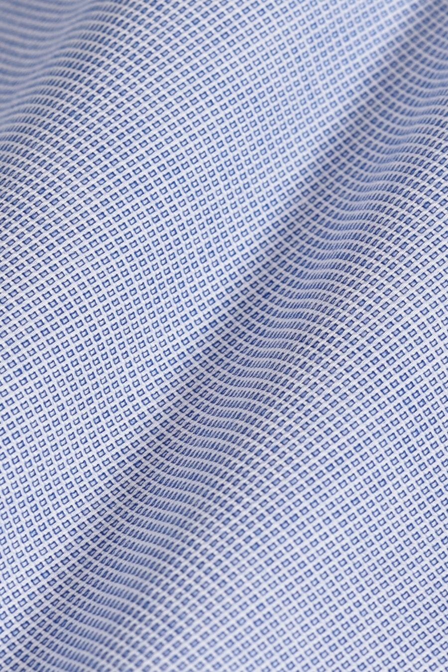 Camisa Manga Longa Regular Tricoline Maquineta Mix Azul — foto 6 de 6