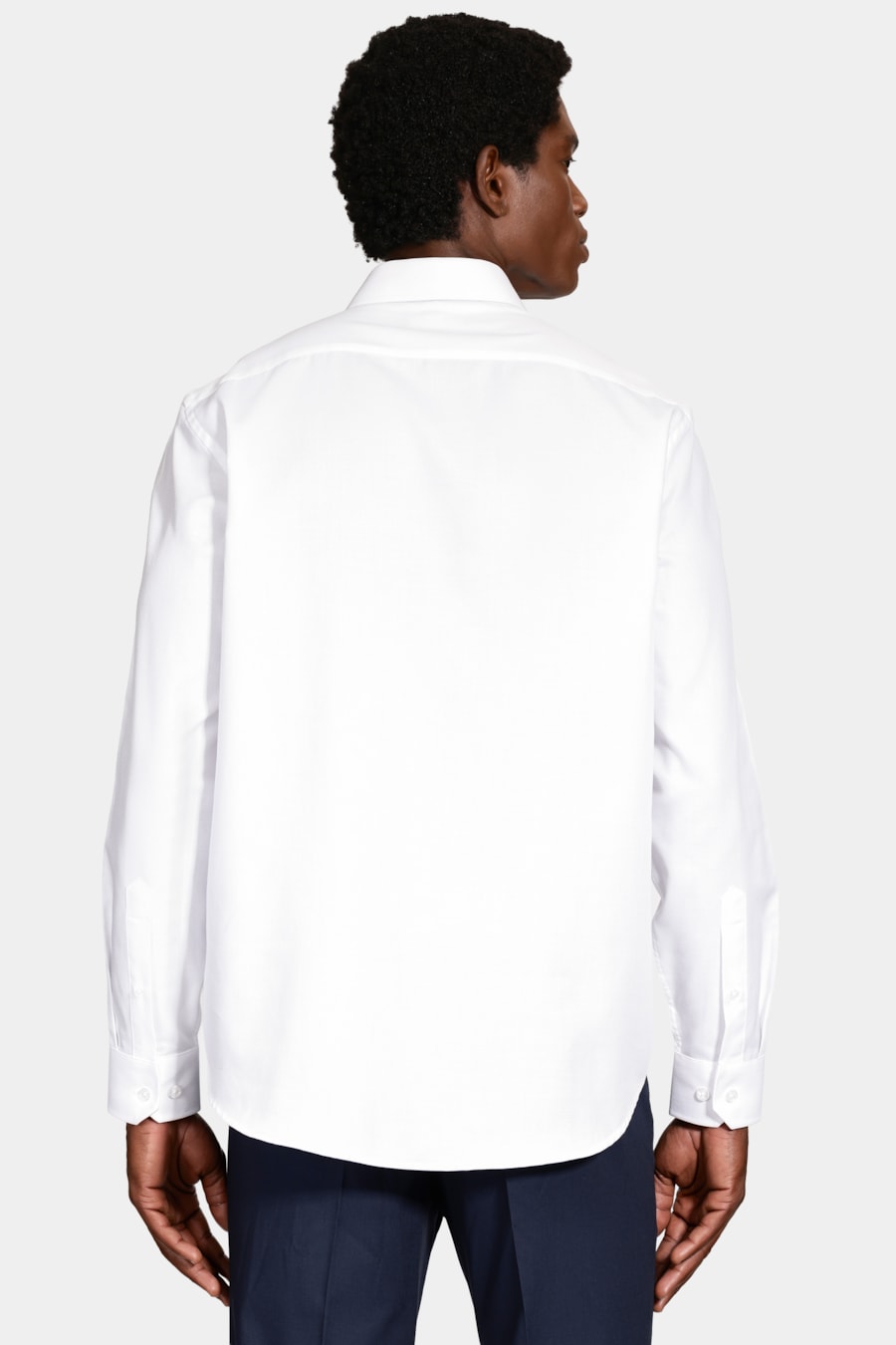 Camisa Manga Longa Regular Tricoline Maquineta Mix Branco — foto 5 de 7