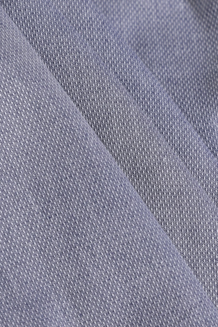Camisa Manga Longa Regular Tricoline Maquinetado Fio 40 Marinho — foto 5 de 6