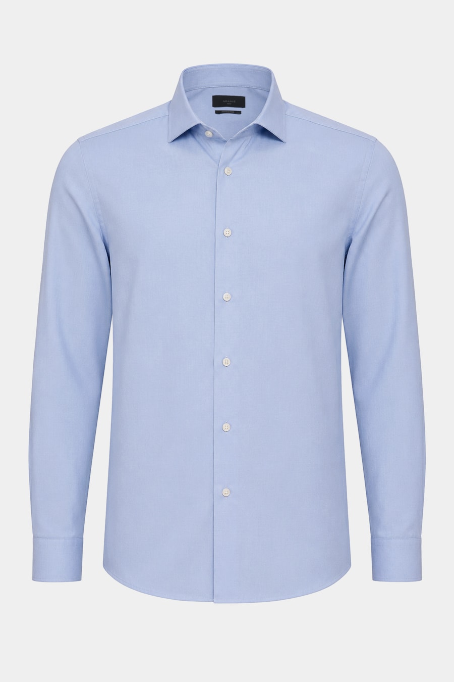 Camisa Manga Longa Regular Twill Wrinkle Free Azul — foto 5 de 6