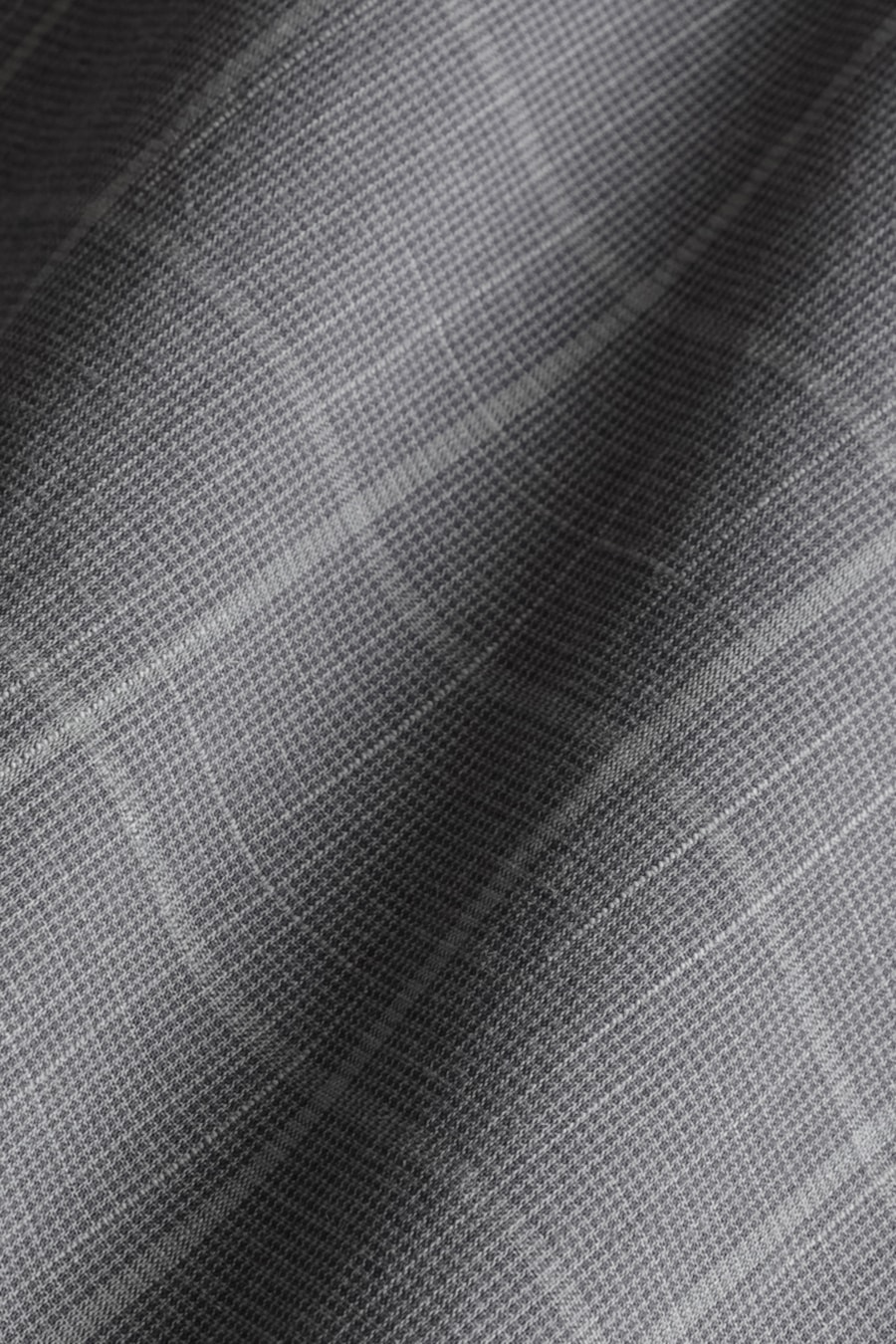 Camisa Manga Longa Regular Xadrez Flamê Chumbo C/Cinza — foto 2 de 2