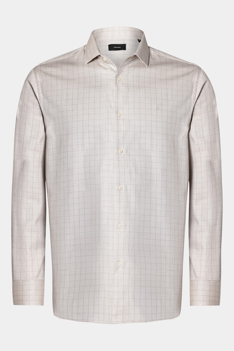 Camisa Manga Longa Regular Xadrez Linhas Caqui C/ Fendi — foto 5 de 6
