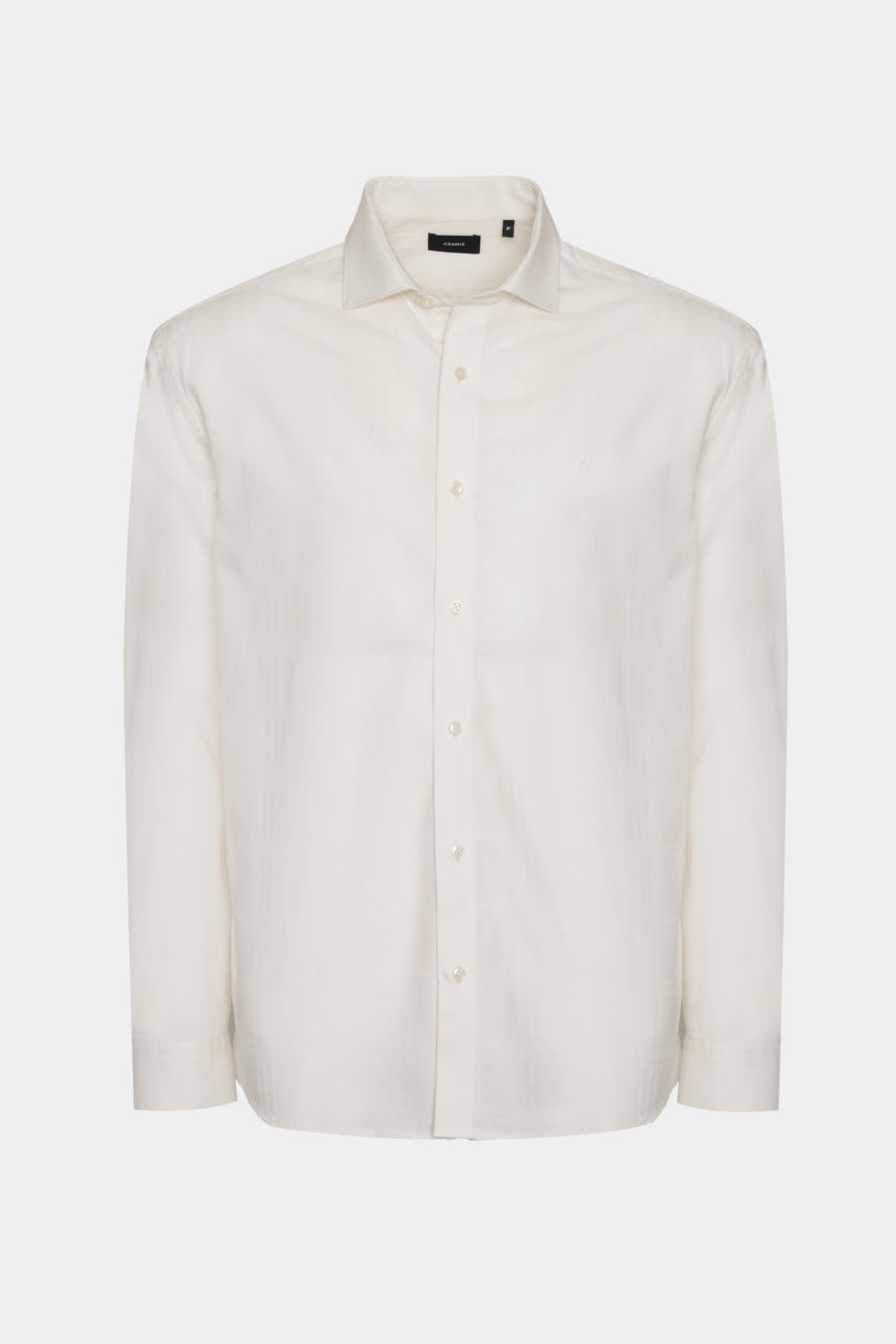 Camisa Manga Longa Regular Xadrez Maquineta Soft Off White — foto 5 de 6