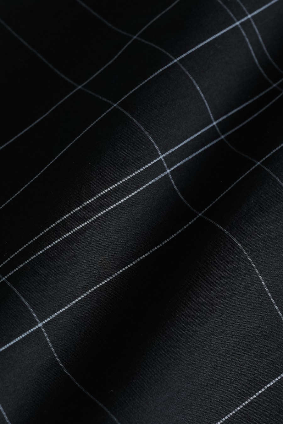 Camisa Manga Longa Regular Xadrez Maxi Outline Preto C/Cinza — foto 6 de 6