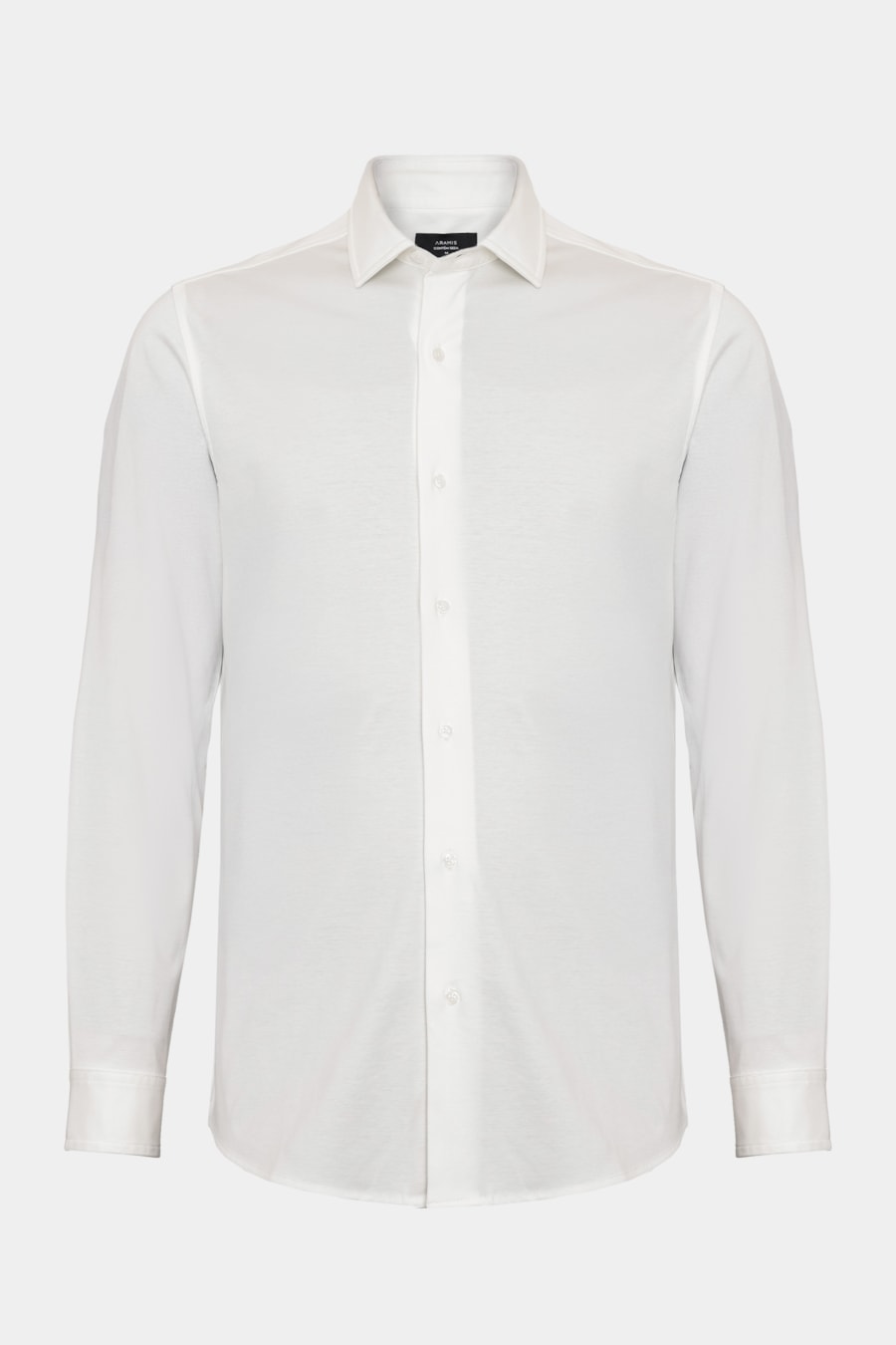 Camisa Manga Longa Slim Algodão Modal e Seda Branco — foto 5 de 6
