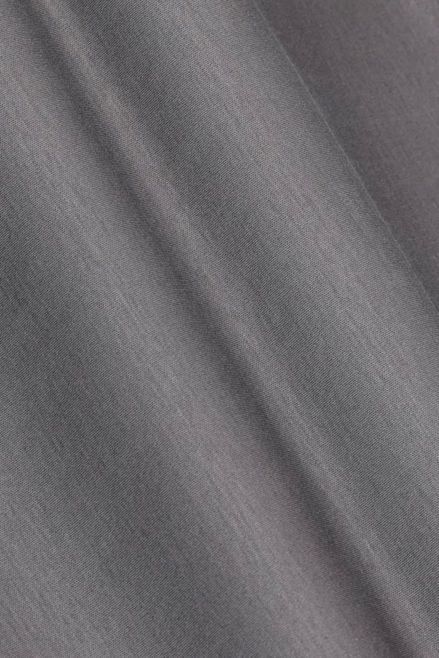 Camisa Manga Longa Slim Algodão Modal e Seda Chumbo — foto 6 de 6