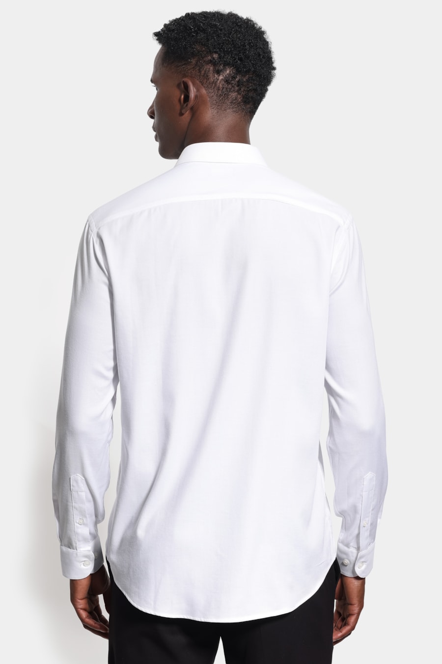 Camisa Manga Longa Slim Bambu Span Branco — foto 4 de 6