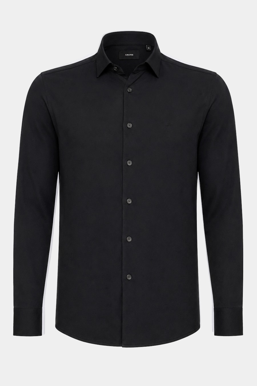 Camisa Manga Longa Slim Bambu Span Preto — foto 5 de 6