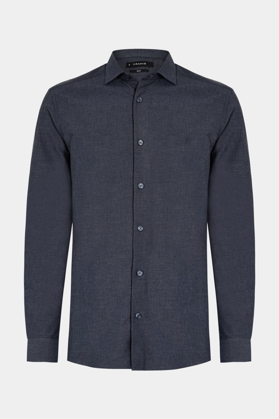 Camisa Manga Longa Slim Black Marinho — foto 5 de 6