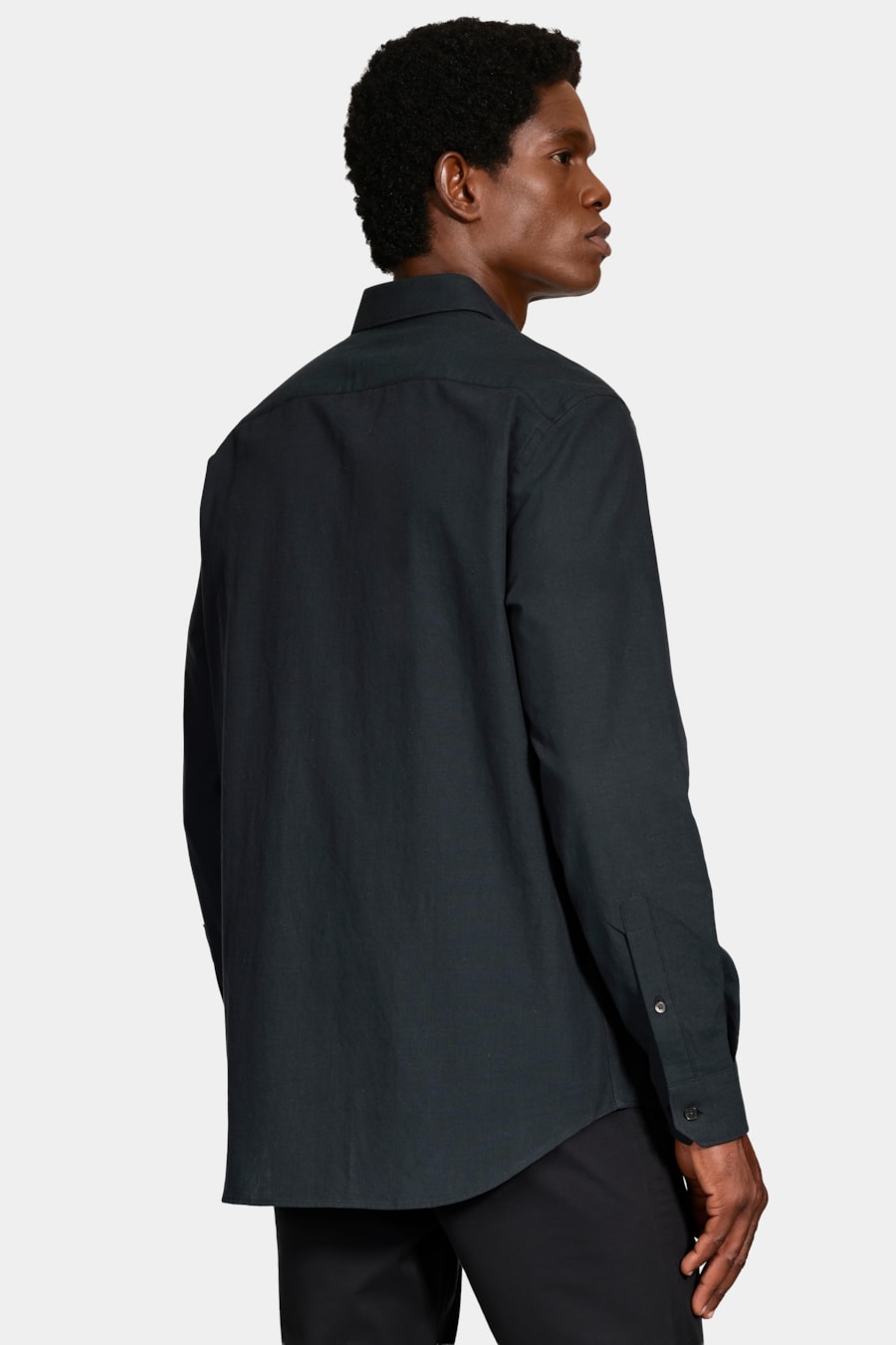 Camisa Manga Longa Slim Black Preto — foto 4 de 6