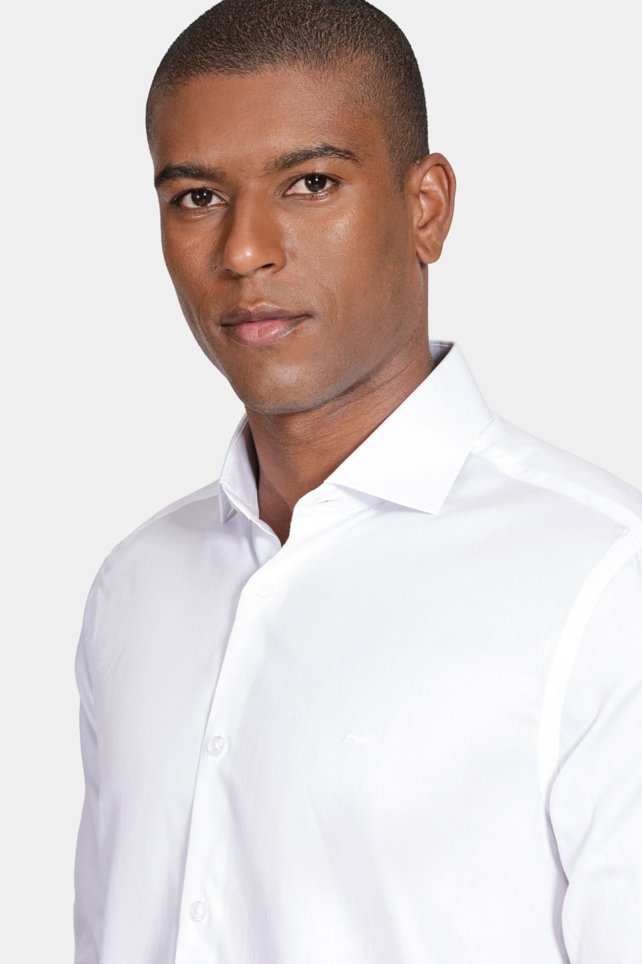 Camisa Manga Longa Slim Branco — foto 3 de 5