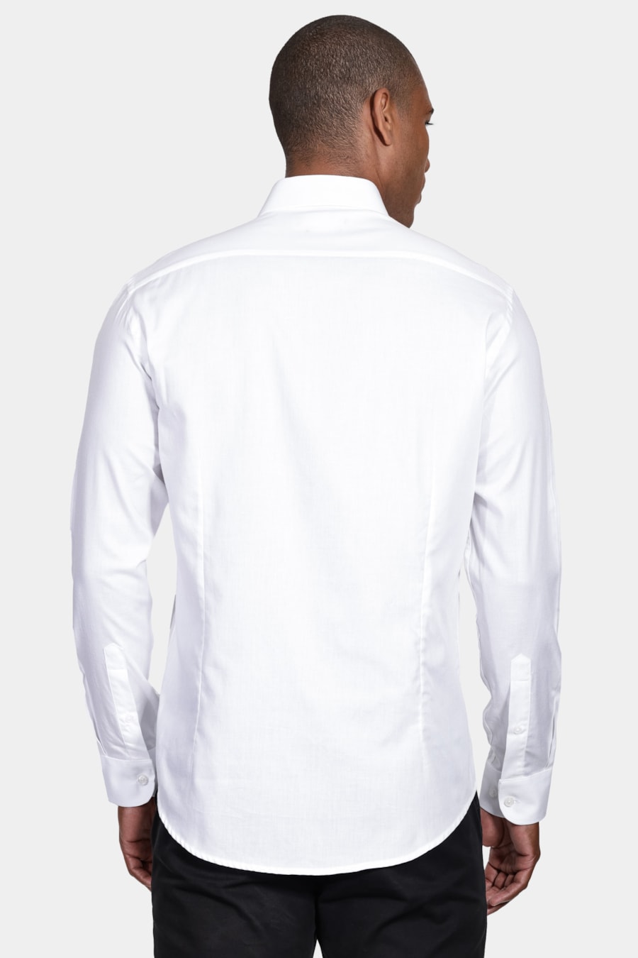 Camisa Manga Longa Slim Branco — foto 4 de 5