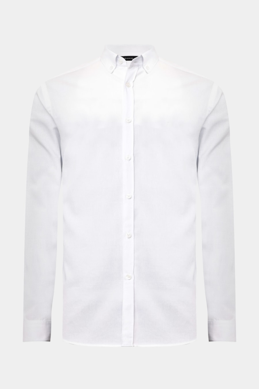 Camisa Manga Longa Slim Button Down Branco — foto 5 de 6